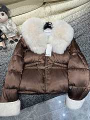 MAX MARA | Short Down Jacket In Brown - 2