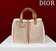 DIOR | Medium Toujours Bag Beige Macrocannage - 3