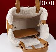 DIOR | Medium Toujours Bag Beige Macrocannage - 2