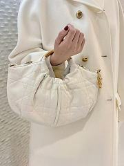 DIOR | Walk in Purse White Macrocannage Calfskin - 5