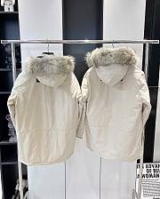 CANADA GOOSE | Expedition Logo Patch Hooded Parka White - 5