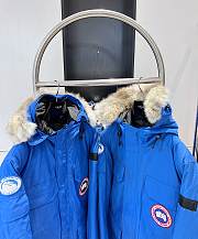 CANADA GOOSE | Expedition Logo Patch Hooded Parka Blue - 6