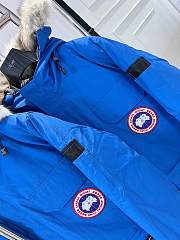 CANADA GOOSE | Expedition Logo Patch Hooded Parka Blue - 3