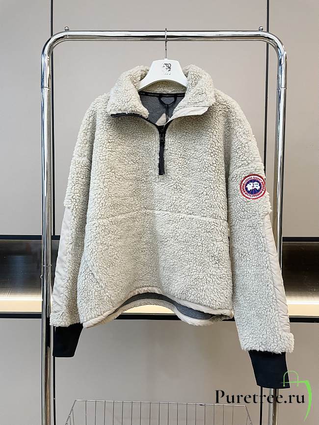 CANADA GOOSE | Faux Fur high-neck jacket gray - 1