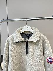 CANADA GOOSE | Faux Fur high-neck jacket gray - 2