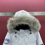 CANADA GOOSE | Citadel Parka Fur Down Jacket In White - 5