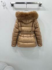 MONCLER | Brasseurs Short Down Jacket Brown  - 4