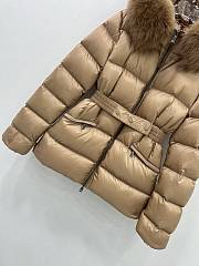 MONCLER | Brasseurs Short Down Jacket Brown  - 3