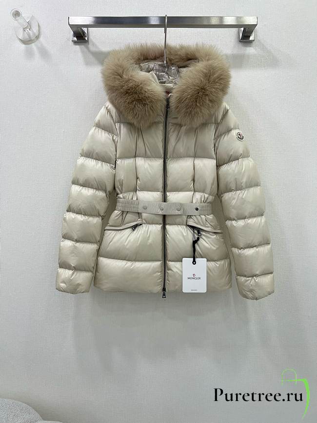 MONCLER | Brasseurs Short Down Jacket Beige - 1