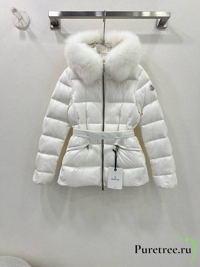 MONCLER | Brasseurs Short Down Jacket White - 1