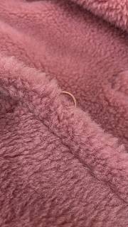 MAX MARA | Teddy Bear Jacket In Dark Pink - 3