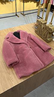 MAX MARA | Teddy Bear Jacket In Dark Pink - 2