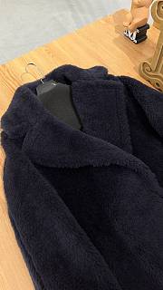 MAX MARA | Teddy Bear Jacket In Dark Dark Blue - 5