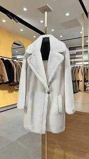 MAX MARA | Teddy Bear Jacket In Dark White - 1