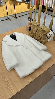 MAX MARA | Teddy Bear Jacket In Dark White - 4