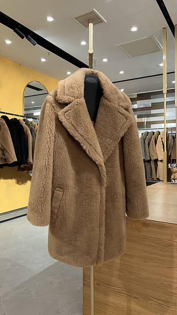 MAX MARA | Teddy Bear Jacket In Dark Brown