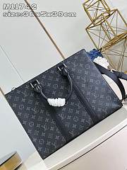 LOUIS VUITTON | Sac Plat Horizontal Zippe Monogram Eclipse - 2