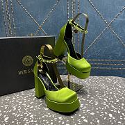 VERSACE | Versace Medusa Platform Sandals Green - 6