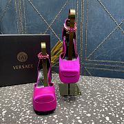 VERSACE | Versace Medusa Platform Sandals Dark Pink  - 2