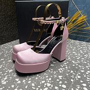 VERSACE | Versace Medusa Platform Sandals Light Pink - 1