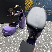 VERSACE | Versace Medusa Platform Sandals Purble - 6