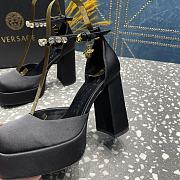 VERSACE | Versace Medusa Platform Sandals Black  - 4