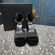 VERSACE | Versace Medusa Platform Sandals Black  - 3