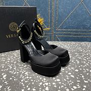 VERSACE | Versace Medusa Platform Sandals Black  - 2