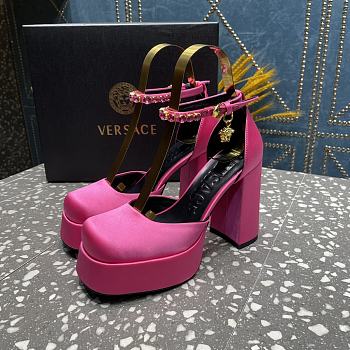 VERSACE | Versace Medusa Platform Sandals Pink