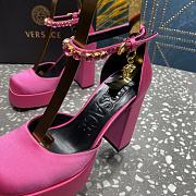 VERSACE | Versace Medusa Platform Sandals Pink - 4