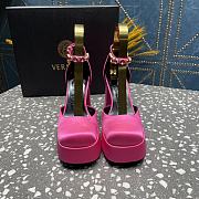 VERSACE | Versace Medusa Platform Sandals Pink - 3