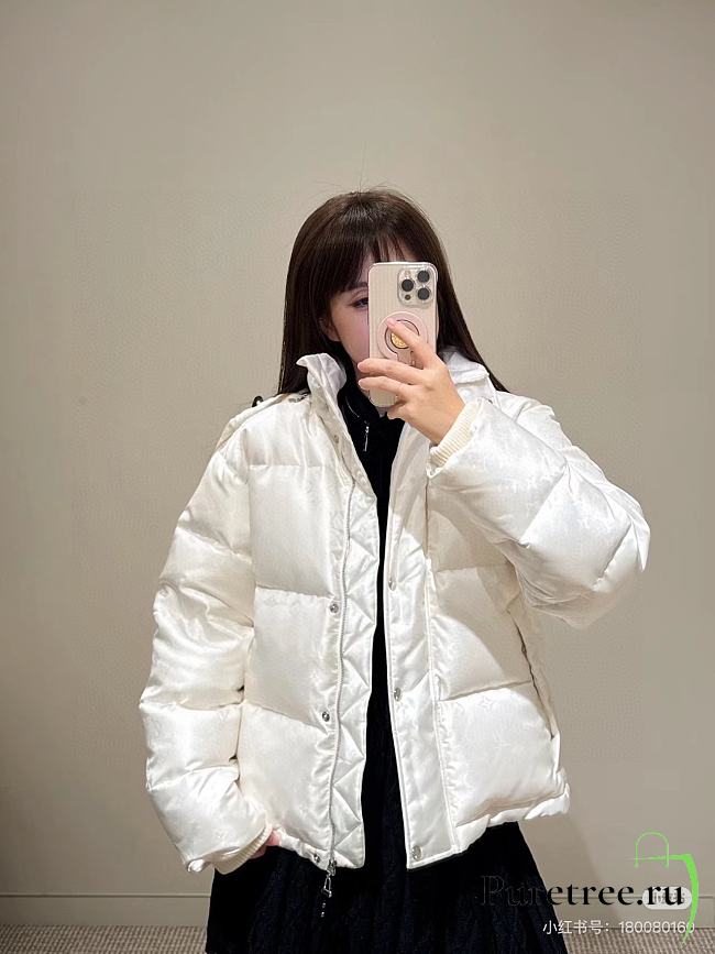 LOUIS VUITTON | Short Down Jacket In White - 1