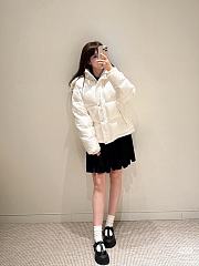 LOUIS VUITTON | Short Down Jacket In White - 4