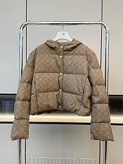 LOUIS VUITTON | Short Down Jacket In Brown - 1