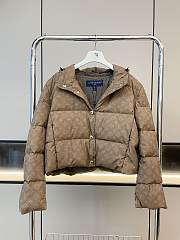 LOUIS VUITTON | Short Down Jacket In Brown - 4