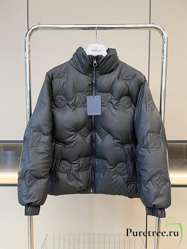 LOUIS VUITTON | Monogram Logo Jacket In Black - 1