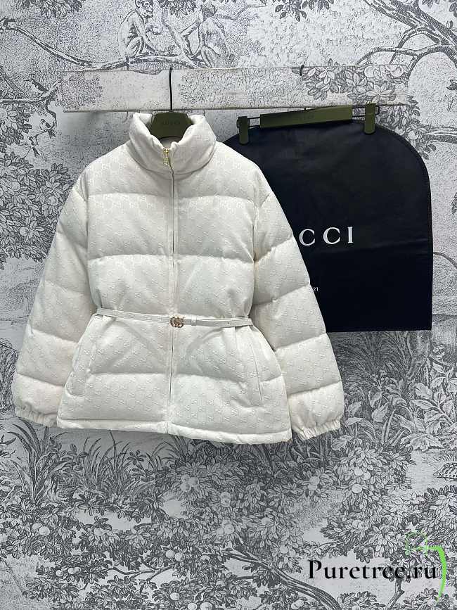 GUCCI | GG24 Down Jacket In White - 1