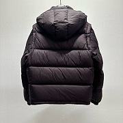 MONCLER | Cyclone High Neck Quilted Jacket Dark Blue - 4