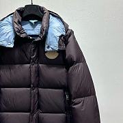 MONCLER | Cyclone High Neck Quilted Jacket Dark Blue - 3