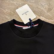 MONCLER | Logo Patch Cotton Sweatshirt Black - 6