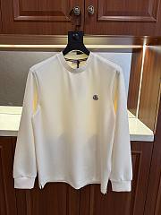 MONCLER | Logo Patch Cotton Sweatshirt White - 1