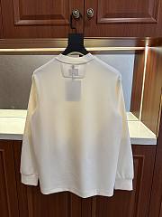 MONCLER | Logo Patch Cotton Sweatshirt White - 2