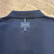 MONCLER | Long Sleeve Polo Shirt in Navy Blue - 3