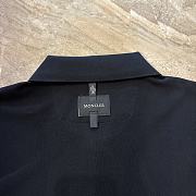 MONCLER | Long Sleeve Polo Shirt in Navy Black - 6