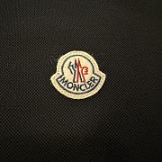 MONCLER | Long Sleeve Polo Shirt in Navy Black - 2