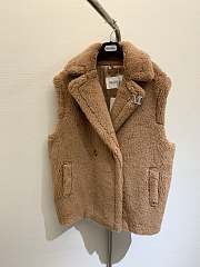 MAX MARA | Teano' teddy vest brown - 1