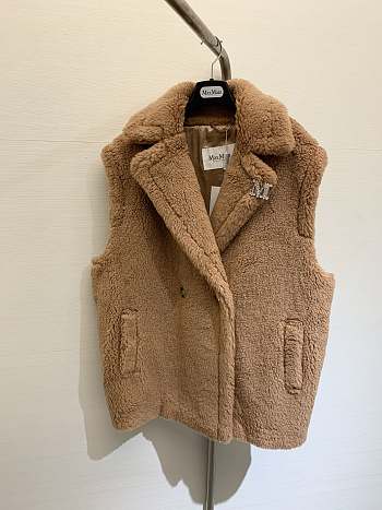 MAX MARA | Teano' teddy vest brown