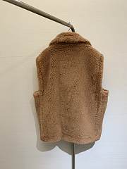 MAX MARA | Teano' teddy vest brown - 4