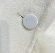 FENDI | Coat With Fur Pockets In White - 6