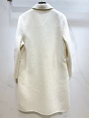 FENDI | Coat With Fur Pockets In White - 2